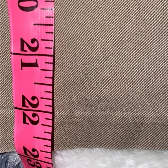 Vintage Talbots khaki Lycra midi skirt Sz 8 - Picture 10 of 15